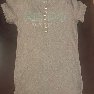 Aeropostale Gray New York Kids Tee